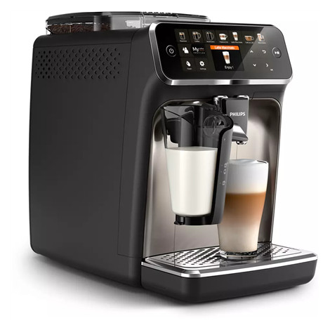 Philips | Series 5400 Coffee Maker | EP5447/90 | Pump pressure 15 bar | Built-in milk frother | Fully Automatic | 1500 W | Black