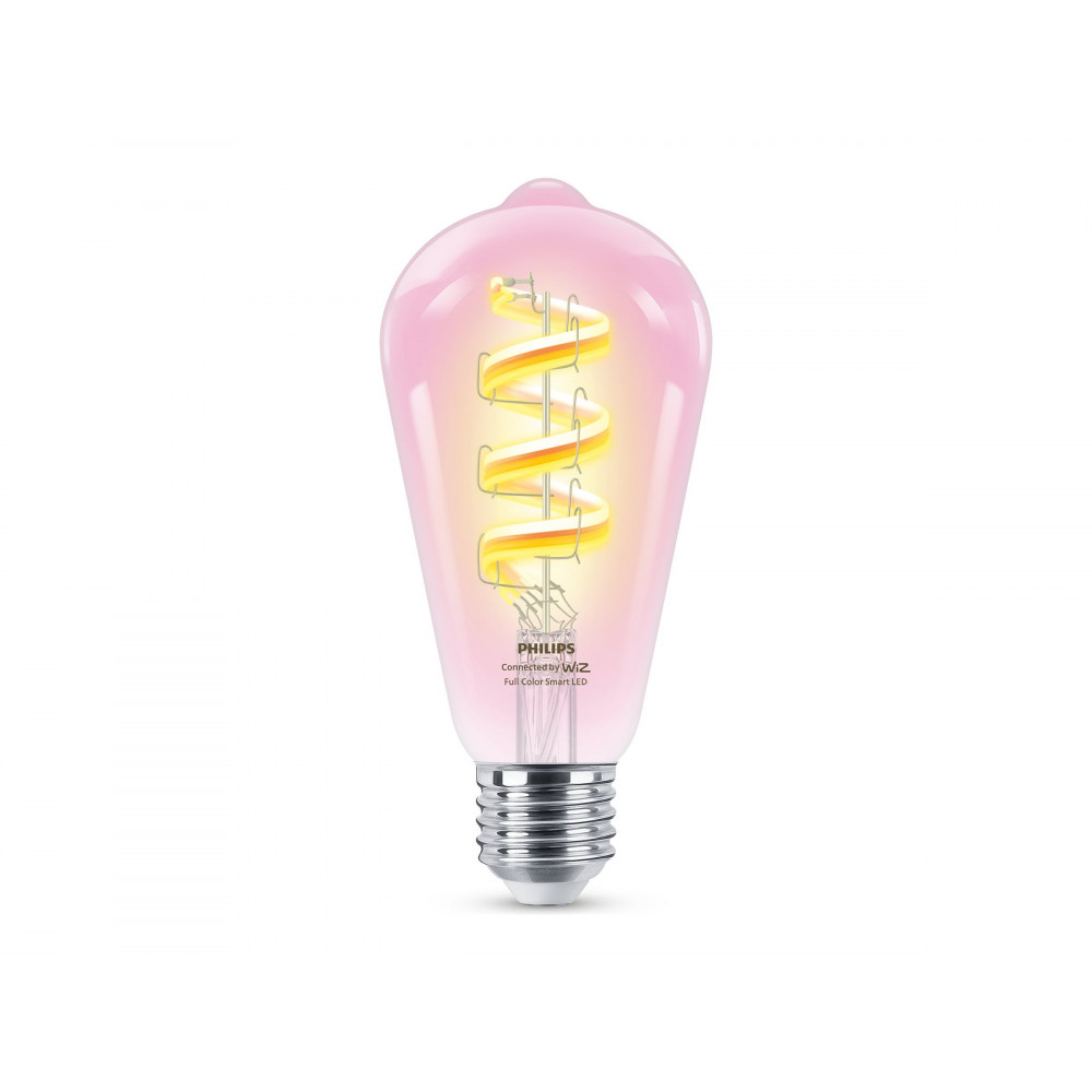 Philips Smart Philips Smart WiFi Filament Clear ST64 RGB | E27 | 6.3 W | Full colour