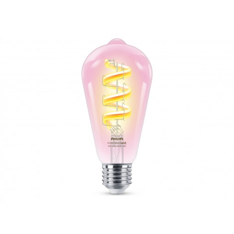 Philips Smart Philips Smart WiFi Filament Clear ST64 RGB | E27 | 6.3 W | Full colour
