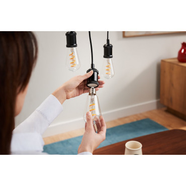 Philips Smart Philips Smart WiFi Filament Clear ST64 RGB | E27 | 6.3 W | Full colour