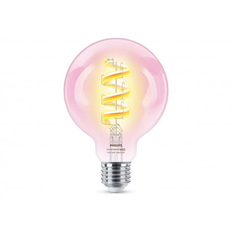 Philips Smart Philips Smart WiFi Filament Clear G95 RGB | E27 | 6.3 W | Full colour