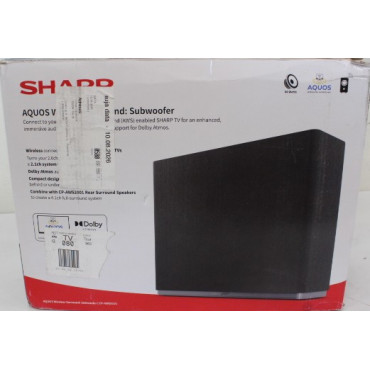 SALE OUT. Sharp AQUOS Wireless Surround Subwoofer | Sharp | AQUOS Surround Subwoofer | CP-AWS0101 | Wi-Fi | DAMAGED PACKAGING, U