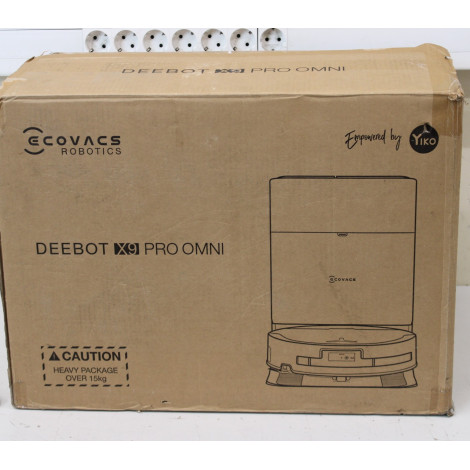 SALE OUT. Ecovacs Robotic Vacuum Cleaner | DEEBOT X9 PRO OMNI | Wet&Dry | Li-ion | 6400 mAh | Dust capacity 0.22 L | 16600 Pa | 