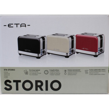 SALE OUT. ETA ETA916690040 STORIO Toaster, Power 930 W, 2 slots, Stainless steel, Beige | ETA | Storio Toaster | ETA916690040 | 