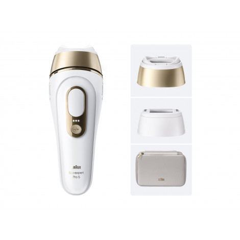 Braun IPL Epilator | Silk expert Pro 5 PL5210 | Number of power levels 3 | White/Gold