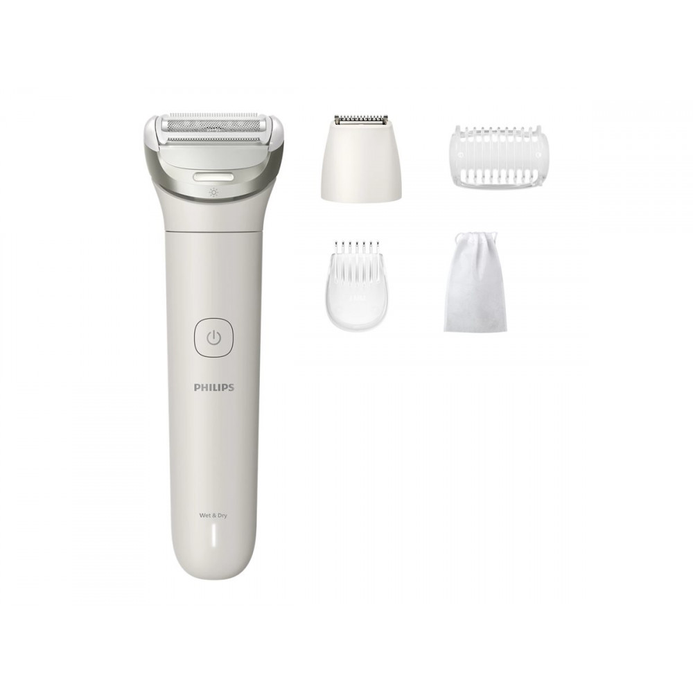 Philips Lady shaver | BRL147/00 Series 8000 | Operating time (max) 100 min | Wet & Dry | Lithium Ion | White/Grey