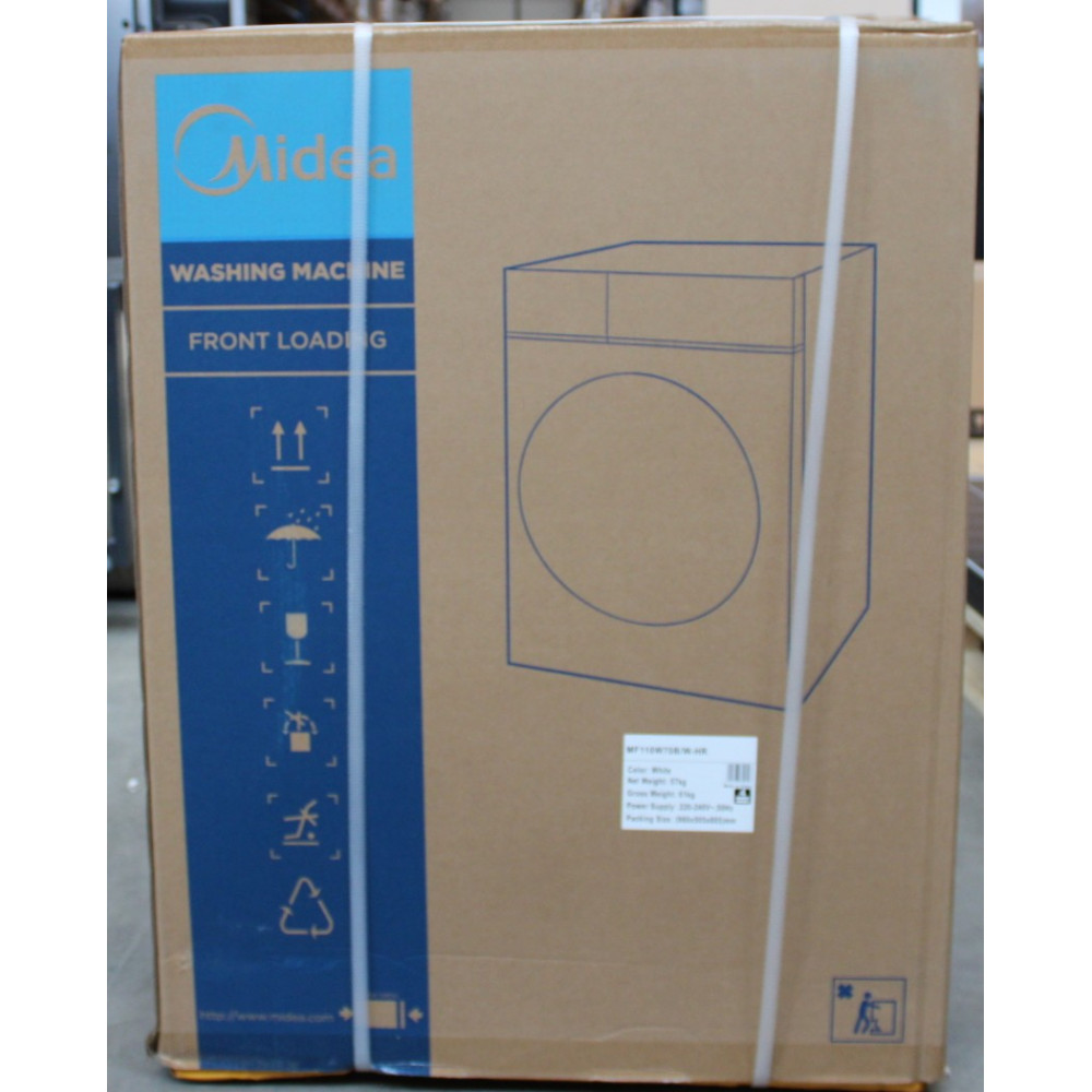 SALE OUT. Midea MF110W70B/W-HR Washing Machine | SALE OUT. | Washing Machine | MF110W70B/W-HR | Energy efficiency class A | Fron