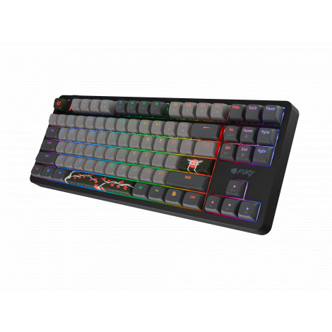 Fury Kanabo K6 | Gaming Keyboard | Wired | US | Linear | Black/Gray