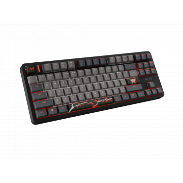 Fury Kanabo K6 | Gaming Keyboard | Wired | US | Linear | Black/Gray