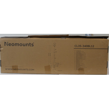 SALE OUT. Neomounts CL35-340BL12 Monitor/TV mount ceiling 1 screen - 23-42" - max 50 kg - VESA 100x100-200x200 - h 106-156 cm - 