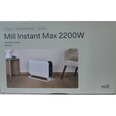 SALE OUT. Mill CO2200MECMAX 2200W Convection Heater, Mechanical thermostat, Wire heating element, White | Mill Heater | CO2200ME