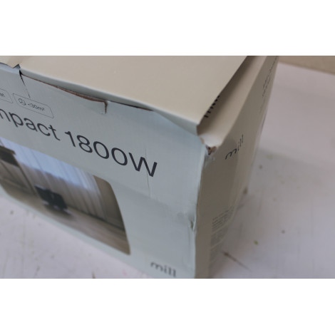 SALE OUT. Mill | Heater | CUS1800MECBA | PTC Fan | 1800 W | Suitable for rooms up to 30 m | Black | DAMAGED PACKAGING