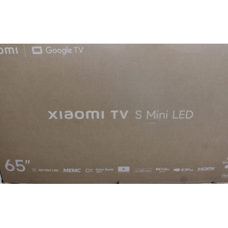 SALE OUT. Xiaomi TV S Mini LED 65 2026 | SALE OUT. Xiaomi | S Mini LED 2026 | 65 | Smart TV | Google TV | 4K UHD | Dark Grey | D