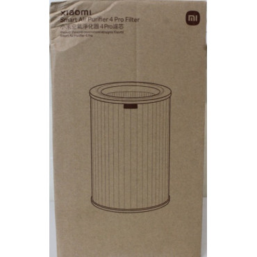 SALE OUT. | Smart Air Purifier 4 Pro Filter | HEPA filter | Black | DAMAGED PACKAGING, DENTED