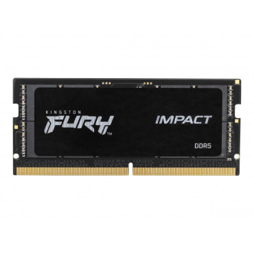 Kingston KF560S38IBK2-32 32GB 6000MT/s DDR5 CL38 SODIMM (Kit of 2) FURY Impact PnP | Kingston