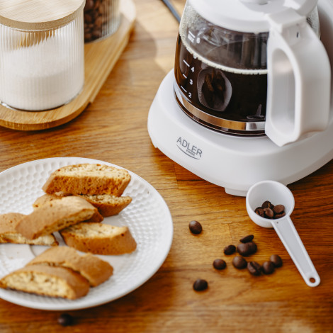 Adler Coffee Maker | AD 4381w | Drip | 600 W | White