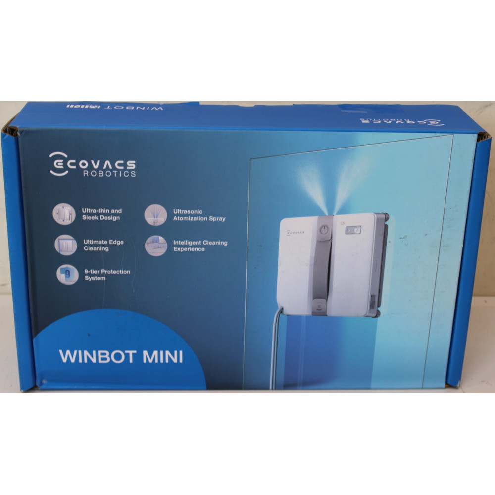 SALE OUT. | Ecovacs Windows Cleaner Robot | WINBOT MINI GREY | Corded | Grey | DAMAGED PACKAGING