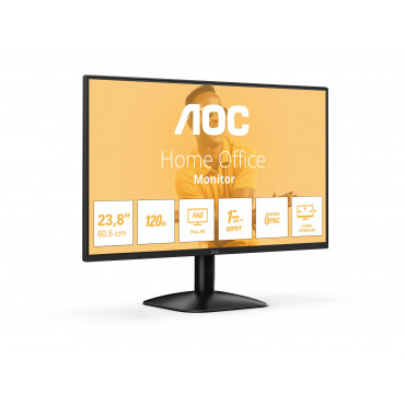 AOC | 24B31H | 24 " | IPS | FHD | 16:9 | 120 Hz | 1 ms | 1920 x 1080 pixels | 300 cd/m | HDMI ports quantity 1 | Black