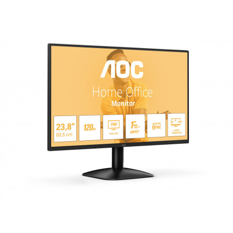 AOC | 24B31H | 24 " | IPS | FHD | 16:9 | 120 Hz | 1 ms | 1920 x 1080 pixels | 300 cd/m | HDMI ports quantity 1 | Black