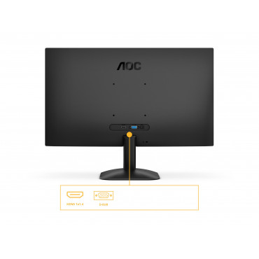 AOC | 24B31H | 24 " | IPS | FHD | 16:9 | 120 Hz | 1 ms | 1920 x 1080 pixels | 300 cd/m | HDMI ports quantity 1 | Black