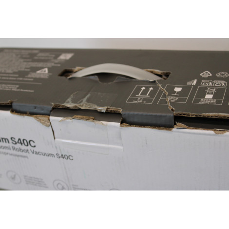 SALE OUT. Xiaomi Robot Vacuum S40C EU | Xiaomi Robot Vacuum S40C EU | Wet&Dry | 2600 mAh | Dust capacity 0.52 L | 5000 Pa | Whit