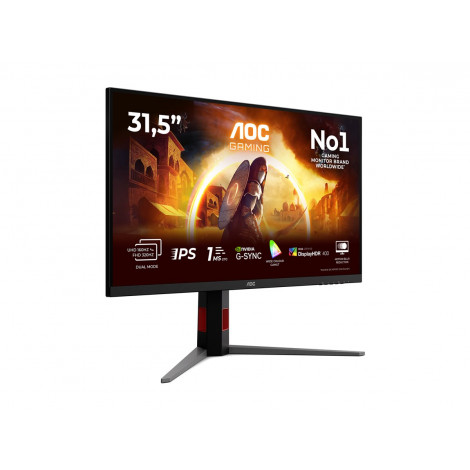 AOC U32G4U | 32 " | Fast IPS | UHD | 16:9 | 160 Hz | 1 ms | 3840 x 2160 pixels | 450 cd/m | HDMI ports quantity 2 | Black