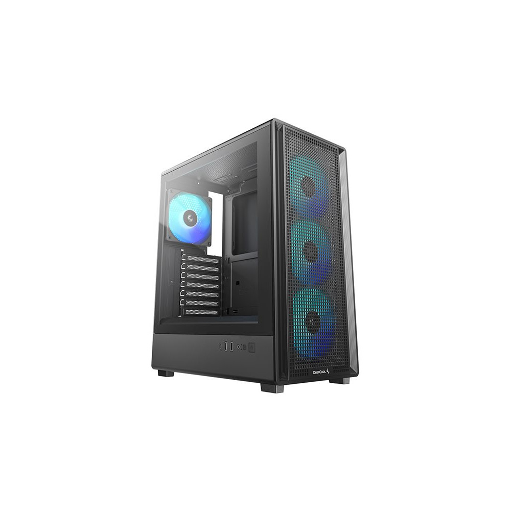 Deepcool Case | CC550 4F | Mid Tower | ATX PS2 (maximum length: 180 mm) | Black