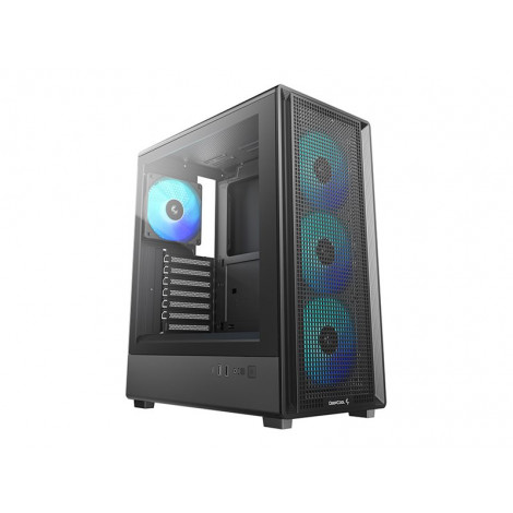 Deepcool Case | CC550 4F | Mid Tower | ATX PS2 (maximum length: 180 mm) | Black