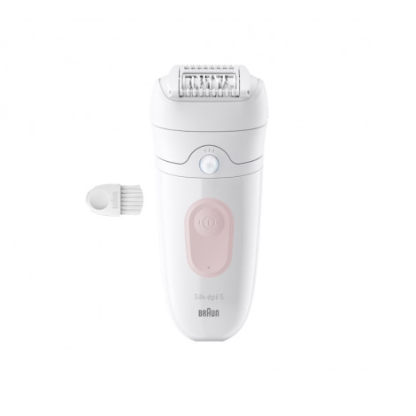 Braun Epilator | Silk-épil 5 SE5-000 | Operating time (max) 40 min | Number of power levels 2 | Wet & Dry | White/Pink