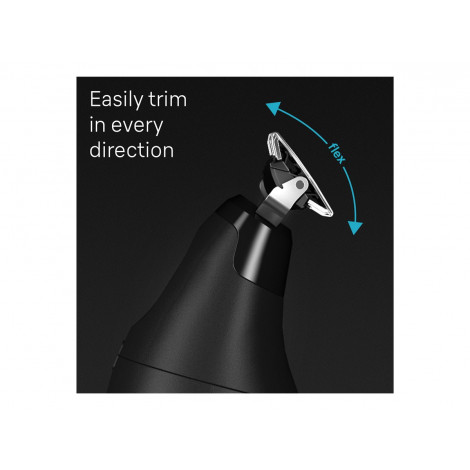 Braun Face and Body Hair trimmer | XT5300 Series XT5 | Cordless | Wet & Dry | Number of length steps 6 | Black/Silver