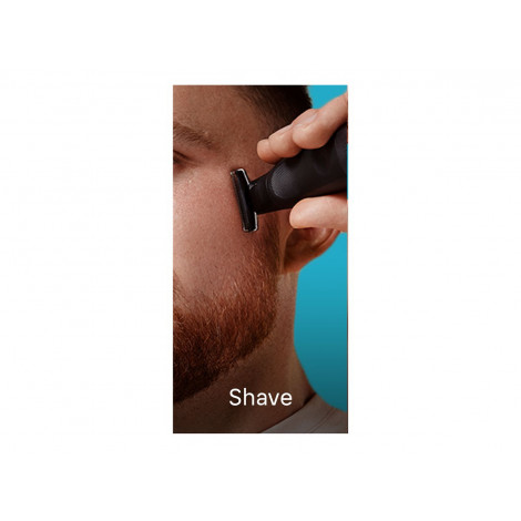 Braun Face and Body Hair trimmer | XT5300 Series XT5 | Cordless | Wet & Dry | Number of length steps 6 | Black/Silver