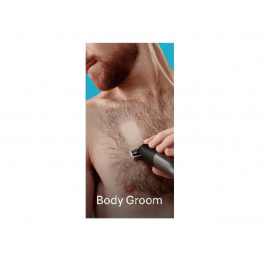 Braun Face and Body Hair trimmer | XT5300 Series XT5 | Cordless | Wet & Dry | Number of length steps 6 | Black/Silver