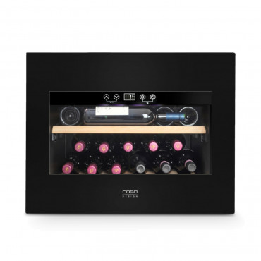 Caso | Wine Cooler | WineDeluxe E 18 | Energy efficiency class G | Built-in | Bottles capacity 18 bottles | Cooling type Compres
