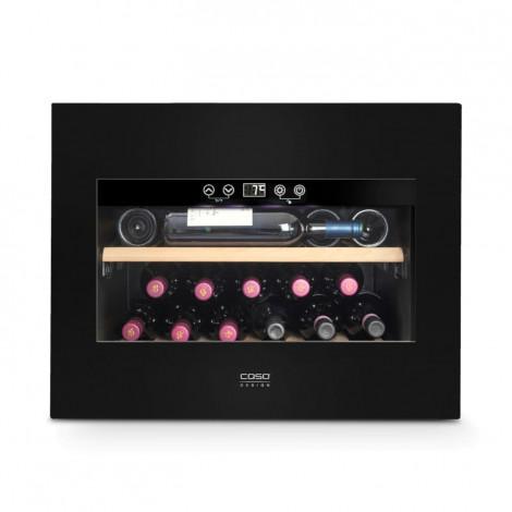 Caso | Wine Cooler | WineDeluxe E 18 | Energy efficiency class G | Built-in | Bottles capacity 18 bottles | Cooling type Compres
