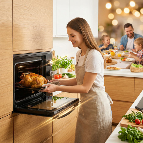 Adler Electric oven | AD 6032 | 9 L | 650 W | Black