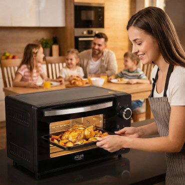 Adler Electric oven | AD 6032 | 9 L | 650 W | Black