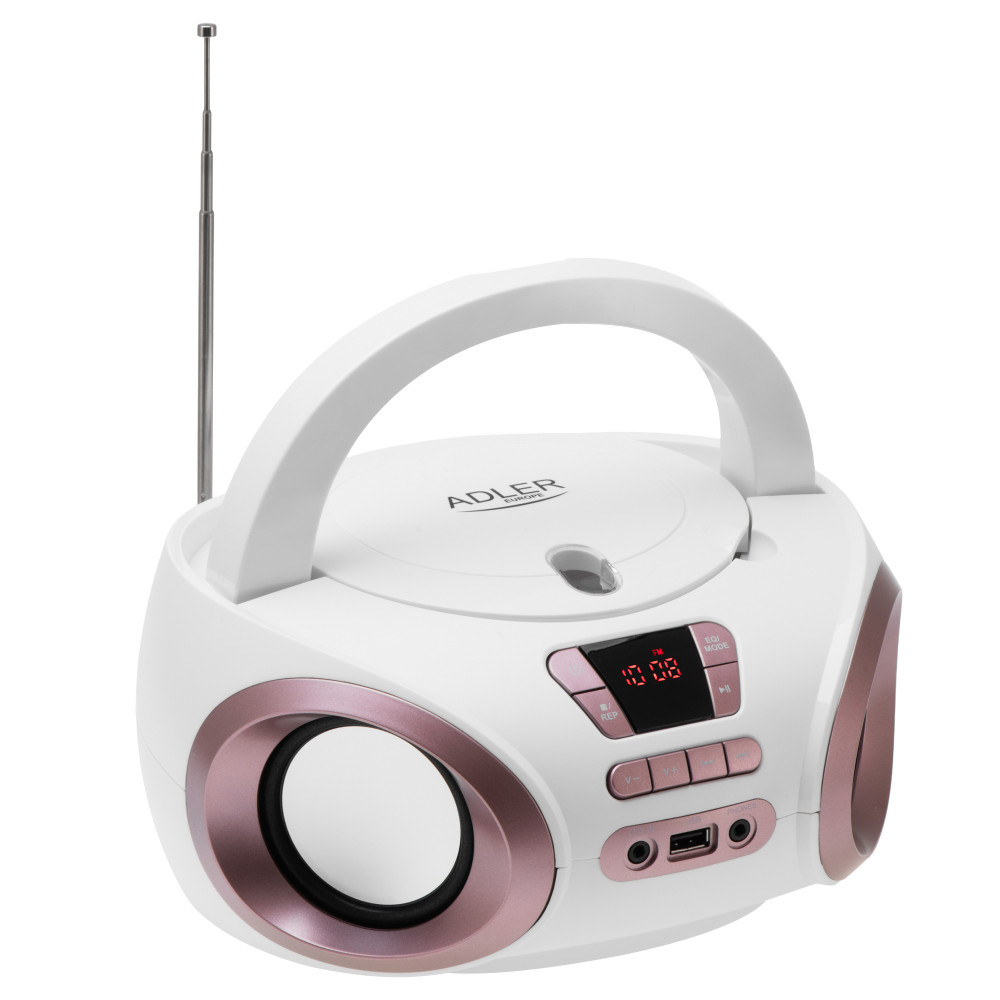 Adler | CD-MP3 Boombox | AD 1181 | Speakers | USB connectivity | FM