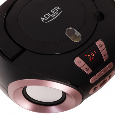 Adler | CD-MP3 Boombox | AD 1181 | Speakers | USB connectivity | FM