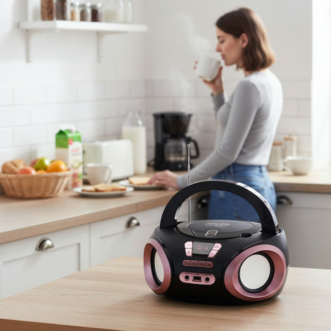 Adler | CD-MP3 Boombox | AD 1181 | Speakers | USB connectivity | FM