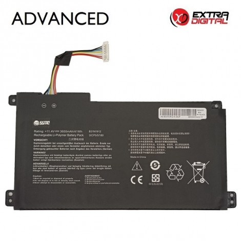 Nešiojamo kompiuterio baterija ASUS B31N1912, 3600mAh, Extra Digital Advanced