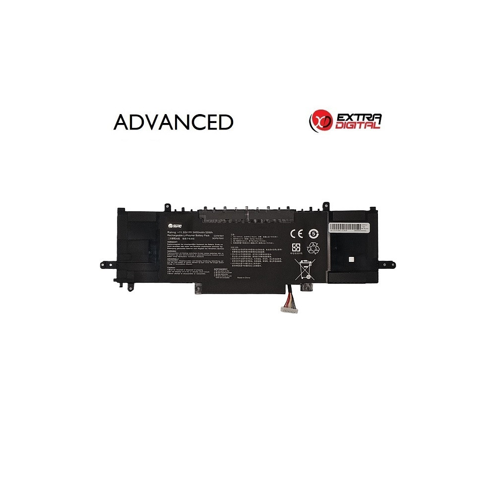Nešiojamo kompiuterio baterija ASUS C31N1841, 3400mAh, Extra Digital Advanced
