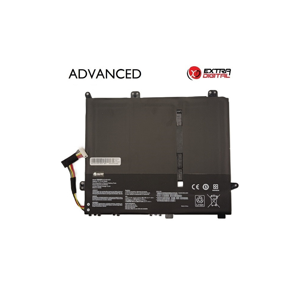 Nešiojamo kompiuterio baterija ASUS C31N1431, 4770mAh, Extra Digital Advanced