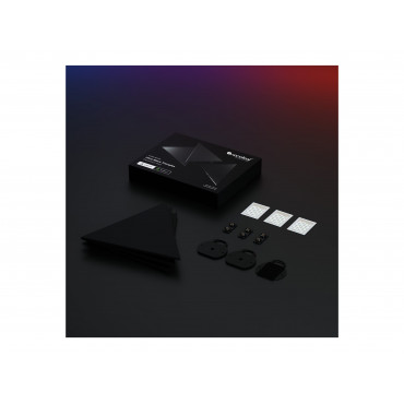 Nanoleaf | Shapes Black Triangles Expansion Pack (3 panels) | 42 W | WiFi