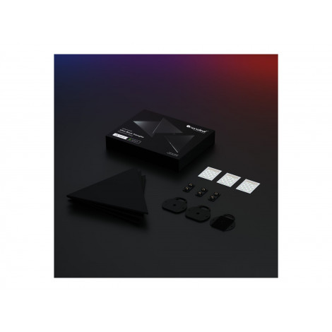 Nanoleaf | Shapes Black Triangles Expansion Pack (3 panels) | 42 W | WiFi