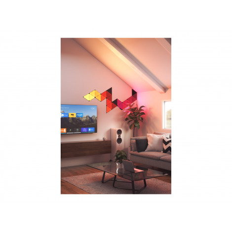 Nanoleaf | Shapes Black Triangles Expansion Pack (3 panels) | 42 W | WiFi