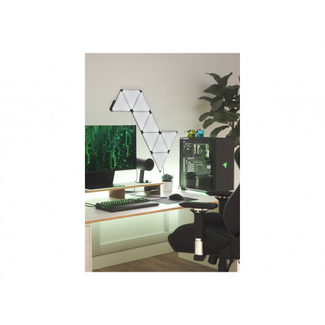 Nanoleaf | Shapes Black Triangles Expansion Pack (3 panels) | 42 W | WiFi
