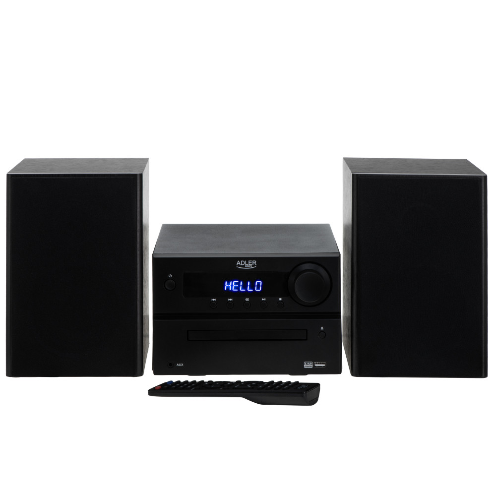 Adler | Mini Hi-Fi Stereo System | AD 1917 | Speakers | USB connectivity | Bluetooth | FM