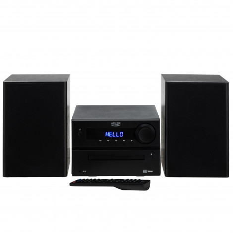 Adler | Mini Hi-Fi Stereo System | AD 1917 | Speakers | USB connectivity | Bluetooth | FM