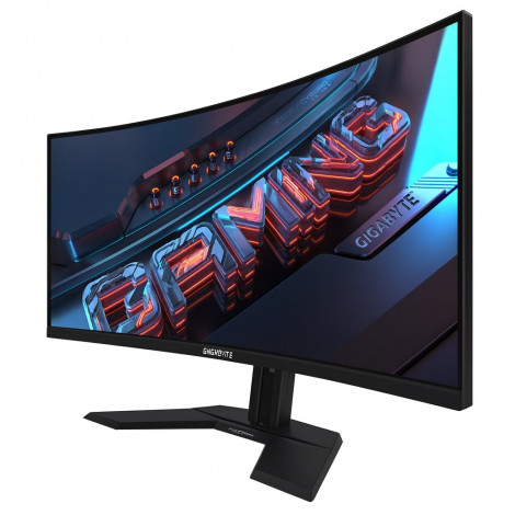 Gigabyte | GS34WQC A | 34 " | SS VA | WQHD | 120 Hz | 1 ms | 3440 x 1440 pixels | 300 cd/m | HDMI ports quantity 1