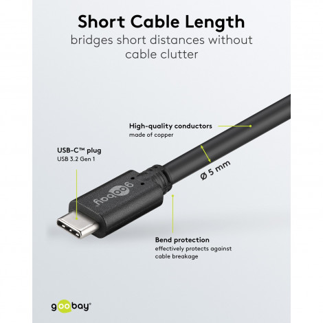 Goobay USB-C Cable | 612812 | USB-C